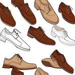 brown oxford shoes image